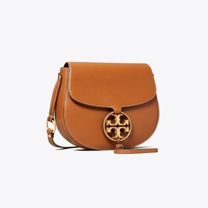 **SOLD***Tory Burch Miller Leather Saddlebag